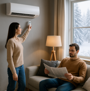 Read more about the article Heizen mit Klimaanlage: Clevere Tipps zum Energiesparen im Winter